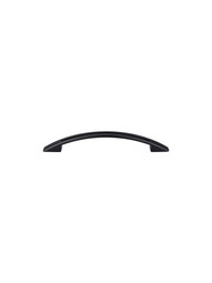 Tango Cut-Out Cabinet Pull - 5 1/16 inch Center-to-Center in Flat Black.